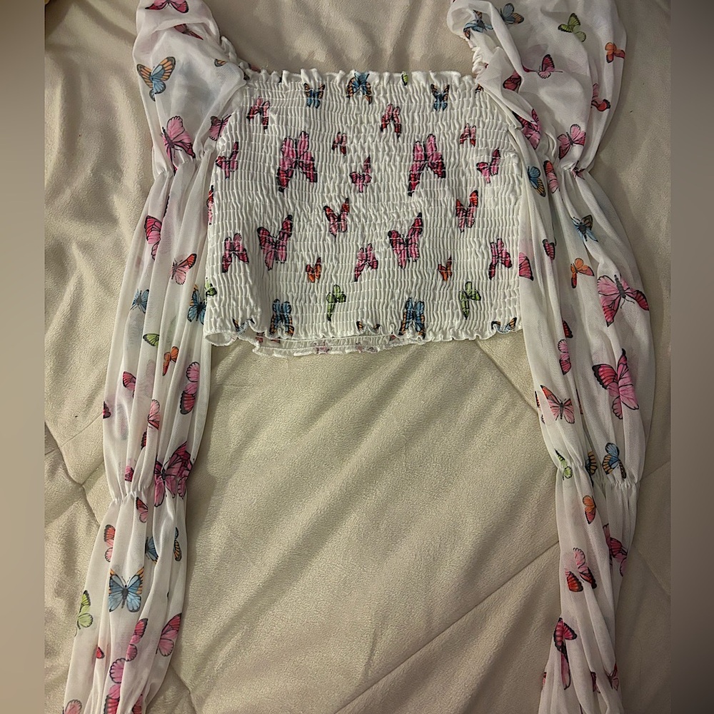 Fashion Nova Butterfly Top
